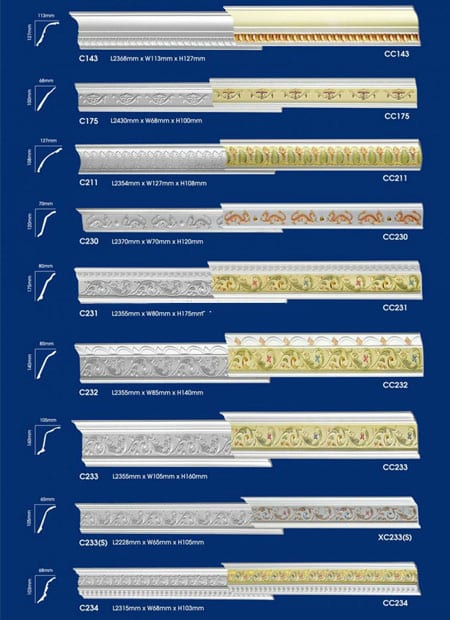 Gypsum Cornices Design Id 05 Shahenoor Corporation