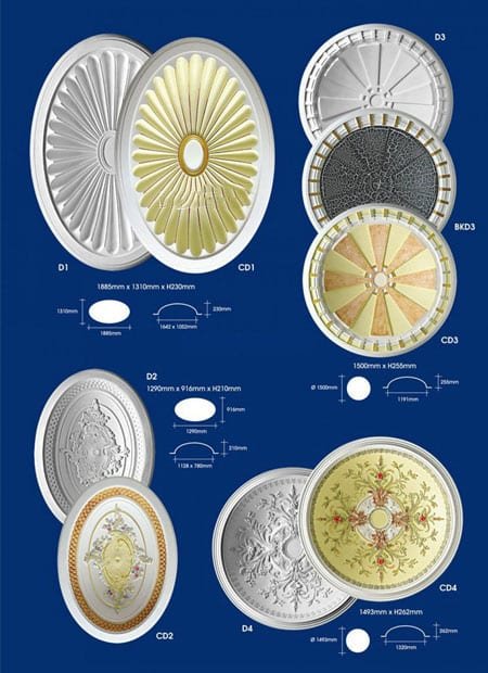 Gypsum Domes Design Company In Dhaka, Bangladesh